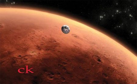 mangalyan revolving around the planet mars